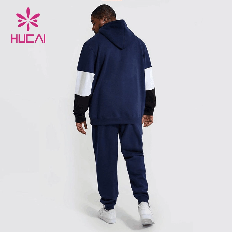 Wholesale OEM Training Jogger Leisure Two Pieces Custom Polyester Mens Sports Gym Tracksuits